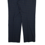 SEVENSIGNS Mens Trousers Blue Relaxed Straight W40 L31