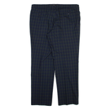 SEVENSIGNS Mens Trousers Blue Relaxed Straight W40 L31