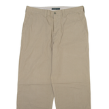 DOCKERS Khaki Mens Trousers Beige Regular Straight W33 L29
