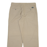 DOCKERS Khaki Mens Trousers Beige Regular Straight W33 L29