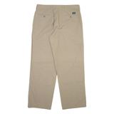 DOCKERS Khaki Mens Trousers Beige Regular Straight W33 L29