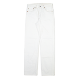 LEVI'S Mens Trousers White Regular Straight 90s W28 L31