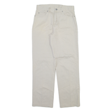 TEDDY'S Mens Trousers Beige Regular Straight W29 L30