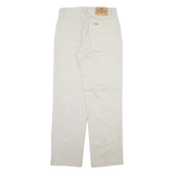 TEDDY'S Mens Trousers Beige Regular Straight W29 L30