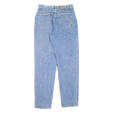 LEE Womens Jeans Blue Regular Mom W27 L29