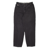 LEE Womens Jeans Black Relaxed Tapered W28 L26