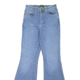 LEE Womens Jeans Blue Regular Flared Stone Wash W27 L33