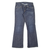 LEVI'S 522 Ultra Low Womens Jeans Blue Regular Bootcut Stone Wash W28 L28