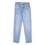 LEVI'S Wedgie BIG E Womens Jeans Blue Slim Skinny Stone Wash W25 L27