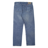 WRANGLER Mens Jeans Blue Regular Straight Stone Wash W36 L32