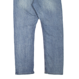 WRANGLER Athletic Fit Mens Jeans Blue Regular Tapered Stone Wash W34 L30