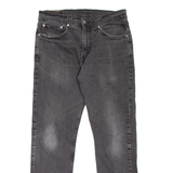 LEVI'S 502 Jeans Mens Grey Regular Tapered Stone Wash W34 L29