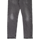LEVI'S 502 Jeans Mens Grey Regular Tapered Stone Wash W34 L29