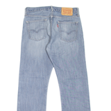 LEVI'S 514 Jeans Distressed Mens Blue Slim Straight Stone Wash W30 L30