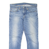 LEVI'S 511 Jeans Mens Blue Slim Straight Stone Wash W34 L30