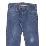 LEVI'S 505 Jeans Mens Blue Regular Straight W34 L24