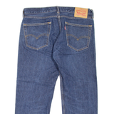 LEVI'S 505 Jeans Mens Blue Regular Straight W34 L24