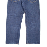 LEVI'S 505 Jeans Mens Blue Regular Straight W34 L24