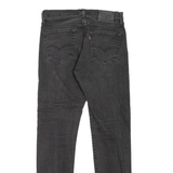 LEVI'S 512 BIG E Jeans Mens Black Slim Tapered W30 L31