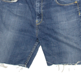 LEVI'S 627 Straight Fit Womens Jorts Shorts Blue M W30