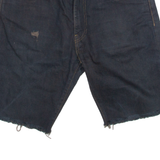 LEVI'S 504 Womens Jorts Shorts Blue M W34