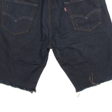 LEVI'S 504 Womens Jorts Shorts Blue M W34