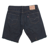 LEVI'S 504 Womens Jorts Shorts Blue M W34