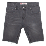 LEVI'S 511 Womens Jorts Shorts Grey Slim S W28