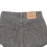 LEVI'S 501 Womens Denim Shorts Grey S W28