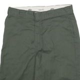 DICKIES Mens Workwear Shorts Green Loose XL W36
