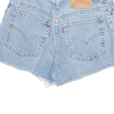 LEVI'S 550 Womens Denim Shorts Blue S W28