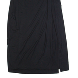 MINT VELVET Womens Maxi Skirt Black Long UK 12