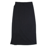 MINT VELVET Womens Maxi Skirt Black Long UK 12