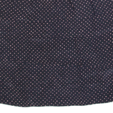 MAX&CO Womens Straight Skirt Black Short Silk Polka Dot UK 8