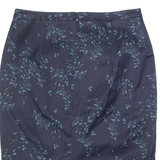 JIGSAW Womens Pencil Skirt Blue Knee Length Floral UK 10