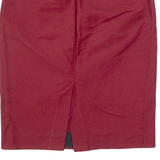 J.CREW Womens Pencil Skirt Red Knee Length S
