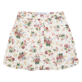 SUPERDRY Womens Straight Skirt Cream Short Floral XS