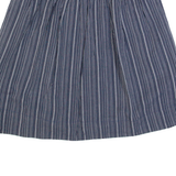 GAP Womens Pleated Skirt Blue Short Striped XS