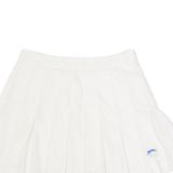 SLAZENGER Womens Pleated Skirt White Short XS