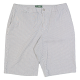 LAUREN RALPH LAUREN Womens Chino Shorts Grey Striped M W32