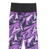 ADIDAS Womens Sports Shorts Purple Slim Crazy Pattern XS W24