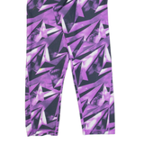 ADIDAS Womens Sports Shorts Purple Slim Crazy Pattern XS W24