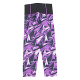 ADIDAS Womens Sports Shorts Purple Slim Crazy Pattern XS W24