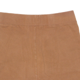 ADIDAS Womens Sports Shorts Brown Slim UK 10 W22
