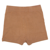 ADIDAS Womens Sports Shorts Brown Slim UK 10 W22