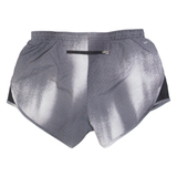 NIKE Womens Sports Shorts Grey Relaxed Spotted XS W26