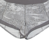 LULULEMON Womens Sports Shorts Grey Relaxed Crazy Pattern S W26