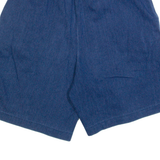 LANDS END Womens Casual Shorts Blue Relaxed XS W24