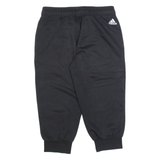 ADIDAS 3/4 Length Womens Casual Shorts Black S W26