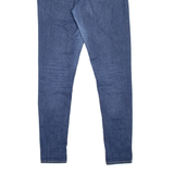 LEVI'S 720 High Rise BIG E Womens Jeans Blue Slim Skinny Stone Wash W31 L32